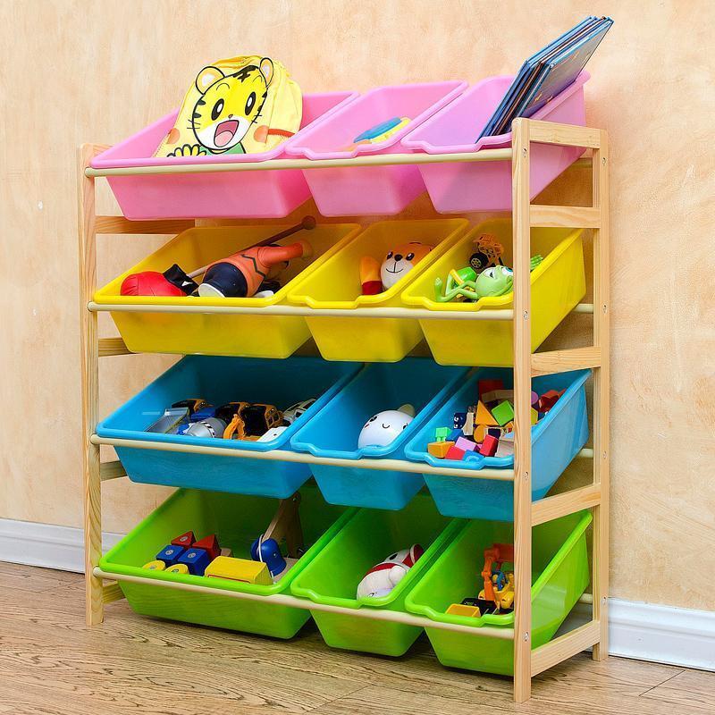 Licious Toy Shelf With Bins Mitact