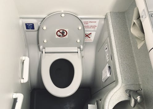 Curious Kids: What happens when you flush a toilet on a plane?