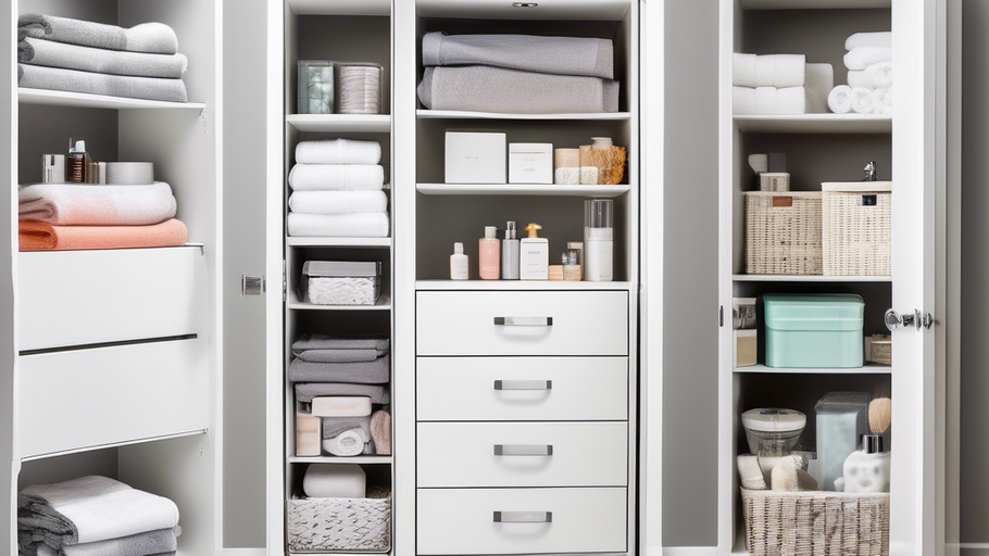 Bathroom Closet Organization Ideas