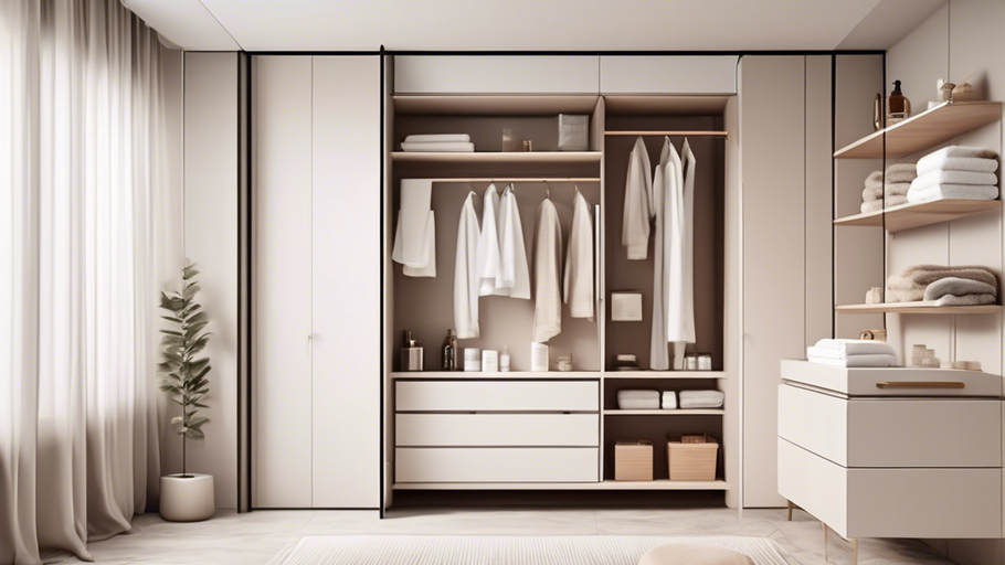 Clutter-Free Bathroom: Closet Storage Solutions