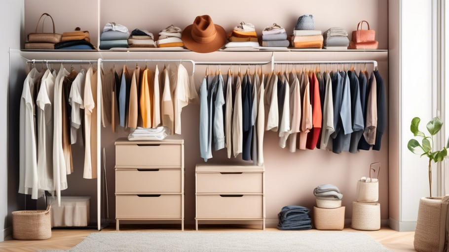 Closet Rack Organization Made Easy