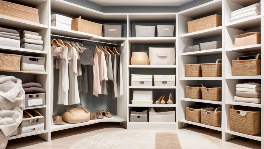 Bins Closet Organization