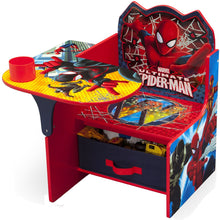 Load image into Gallery viewer, Delta Children Spider-Man Chair Desk with Storage Bin