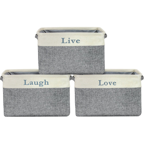 Twill Storage Basket Set - 