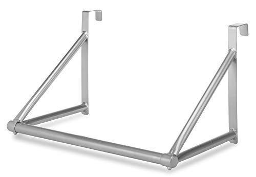 Discover whitmor over the door closet rod metal silver epoxy