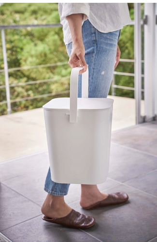 Tower Storage Bin, White