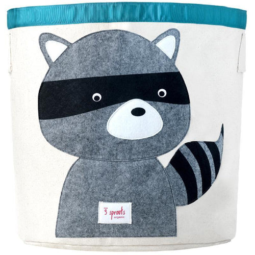 3 Sprouts Storage Bin Raccoon