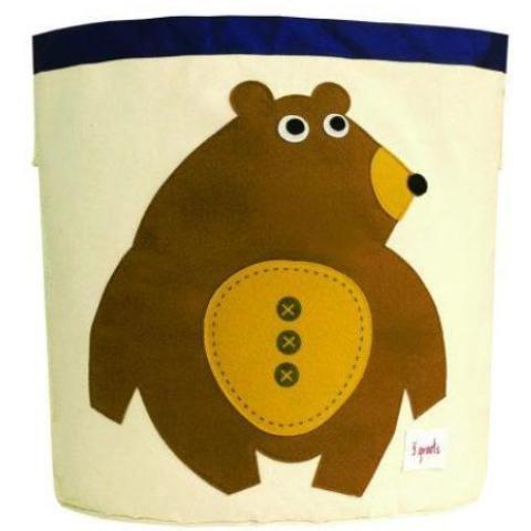 3 Sprouts Storage Bin - Bear