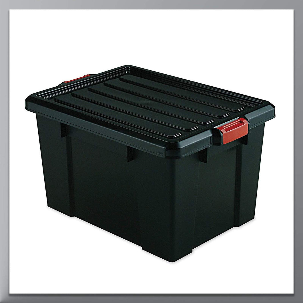 Heavy Duty Latch Storage bins with Lid,72-Quart