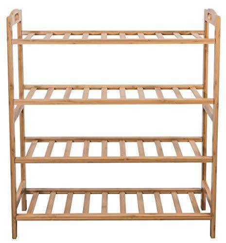 Budget friendly sorbus bamboo shoe rack 4 tier shoes rack organizer perfect bench for hallway entryway mudroom closet bedroom etc
