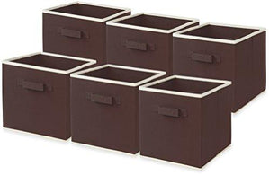 - Simplehouseware Foldable Cube Storage Bin, Brown