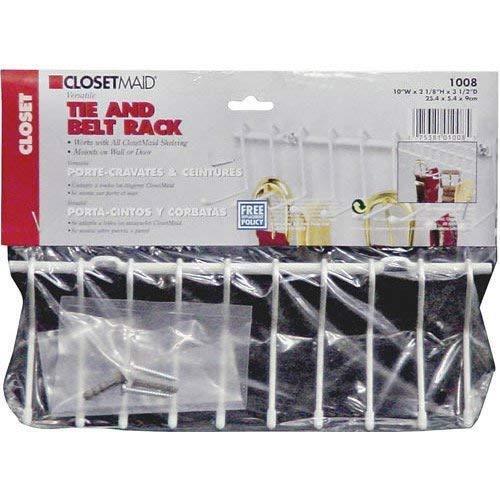 Select nice closetmaid 71008 versatile tie belt rack white