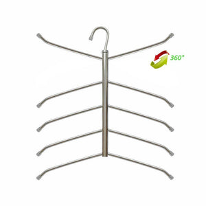 Buy suzeda 5 tier stainless steel blouse tree hanger closet organizer 6 pack