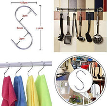 Load image into Gallery viewer, Budget megoday classico stainless steel closet organizer hanger for shoes 2 piece set metal clothespins s hook 2 piece set free