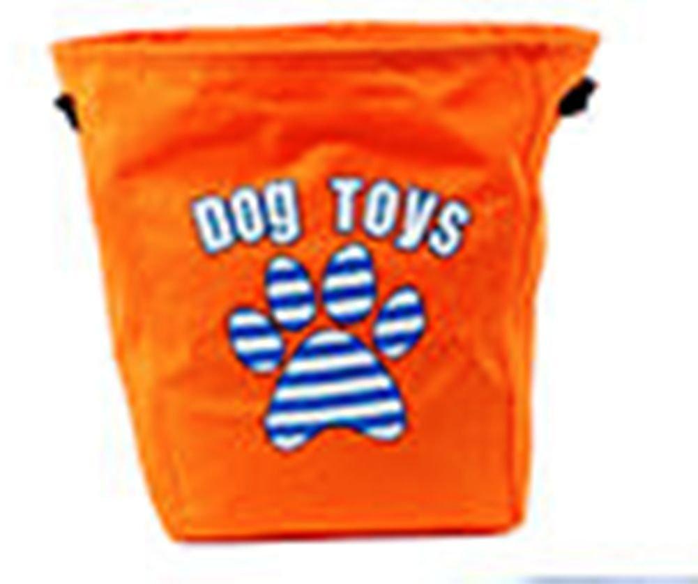 DEI Dog Toys Storage Basket, Orange