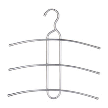 Load image into Gallery viewer, Results doiown multipurpose stainless steel closet hangers blouses shirt dresses scarf hangers organizer set of 3 non slip 3 pieces