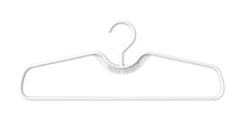 Load image into Gallery viewer, New higher hangers space saving clothes hangers heavy duty closet organizers helps reduce wrinkles and clutter great for dorms and increasing closet space 40 pack white plastic