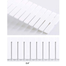 Load image into Gallery viewer, Try 24 pcs plastic diy grid drawer divider household necessities storage thickening housing spacer sub grid finishing shelves for home tidy closet stationary socks underwear scarves organizer white