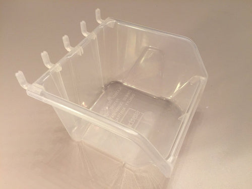 Plastic Slatwall Storage Bins, Hobibox 