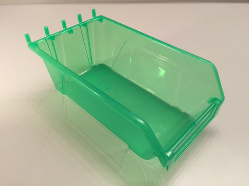 Plastic Slatwall Storage Bins, Hobibox 