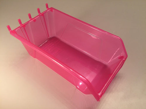 Plastic Slatwall Storage Bins, Hobibox 