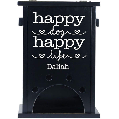 Personalized Pet Toy Box - Happy Dog Happy Life