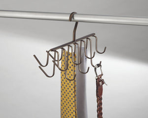 Best seller  interdesign axis closet storage organizer rack for ties belts large bronze