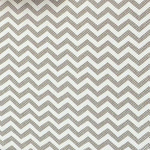Results mdesign soft fabric over closet shelving hanging storage organizer with removable drawer for closets in bedrooms hallway entryway mudroom chevron zig zag print with solid trim taupe natural