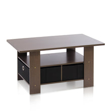 Load image into Gallery viewer, Furinno Coffee Table 11158DBR/BK