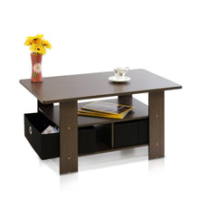 Load image into Gallery viewer, Furinno Coffee Table 11158DBR/BK