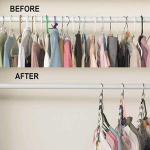 Best seller  premium presents closet organizer hanger save space closet hanging organizer clothes hangers coat hangers for wardrobe closet and closet storage brand comparable to wonder hangers 9 pack