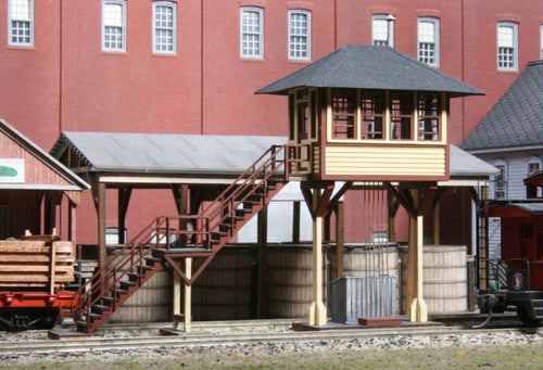 American Model Builders HO Grand Avenue Tower Laser-Cut Wood Kit