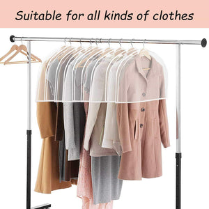 Order now keegh garment shoulder covers bagset of 12 breathable closet suit organizer prevent clothes shoulder from dust 2 gusset hold more coats jackets dress
