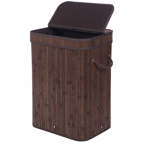 Bamboo Laundry Hamper Clothes Basket