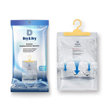 Load image into Gallery viewer, On amazon dry dry 50 packs net 14 oz pack premium hanging moisture absorber to control excess moisture for basements closets bathrooms laundry rooms