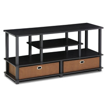 Load image into Gallery viewer, Furinno TV Stand 15119EXBKBR