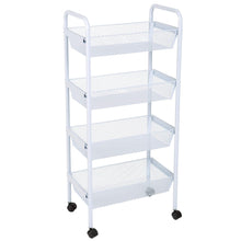 Load image into Gallery viewer, Amazon kitchen details simplify 4 drawer rolling utility storage cart organizer good for pantry office craft room garage closet classroom more 4 tier