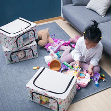 Load image into Gallery viewer, Durable Organizer Storage Box for Clothes Quilts Toys Container