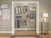 Load image into Gallery viewer, The best closetmaid 22875 shelftrack 5ft to 8ft adjustable closet organizer kit white