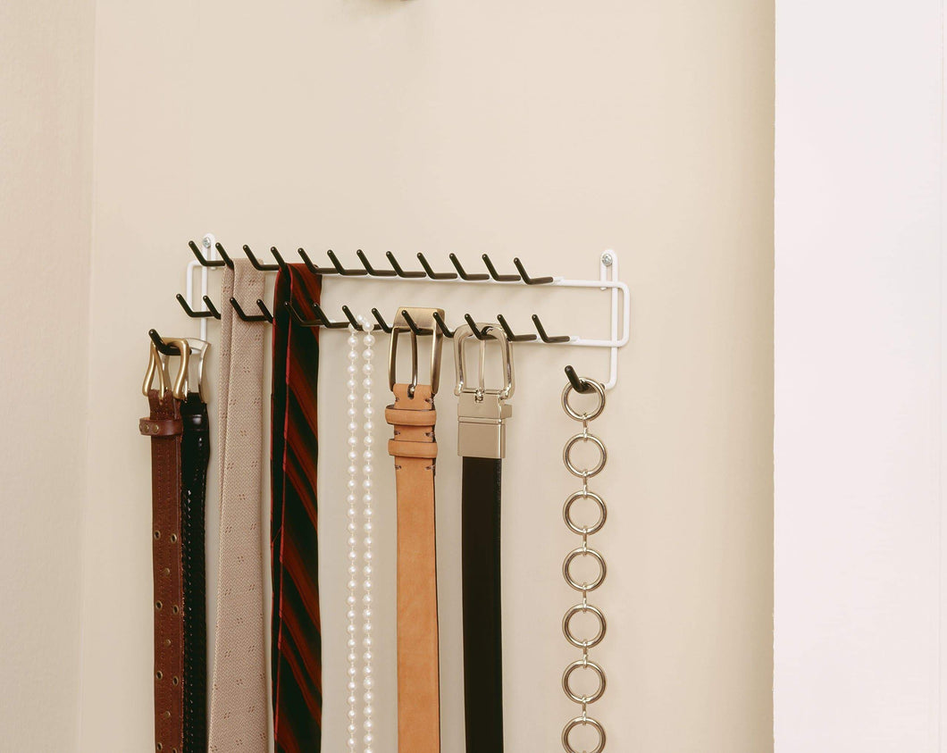 Featured closetmaid 8051 tie and belt rack white