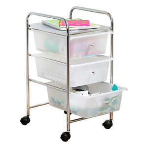 3-Drawer Rolling Storage Cart