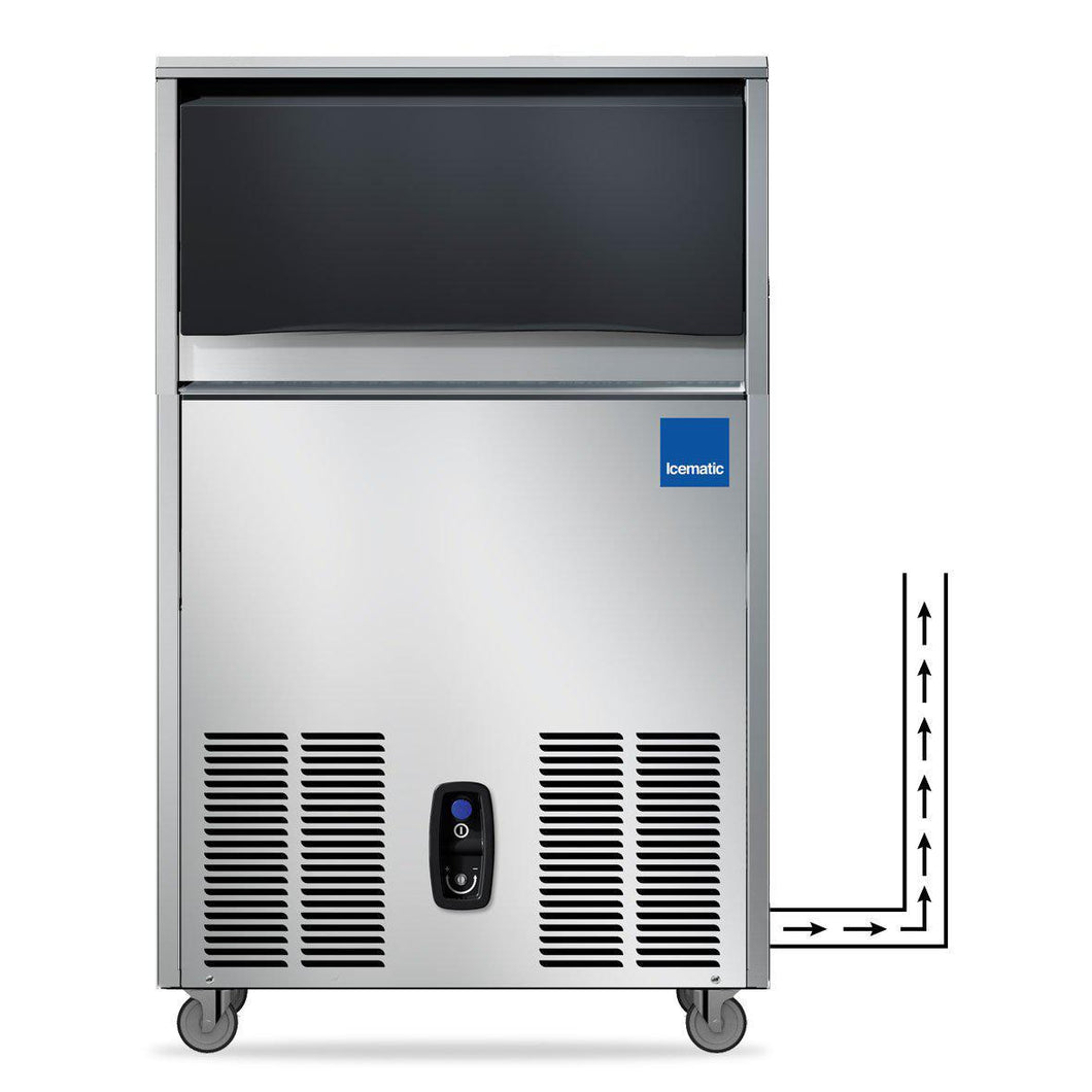 ICEMATIC Under Counter Self Contained Ice Machine With In-built Water Drain Pump CS50-A-DP