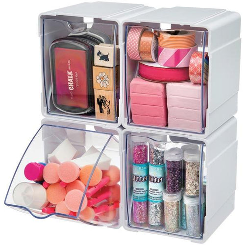 4PK INTRLKING TILT BIN