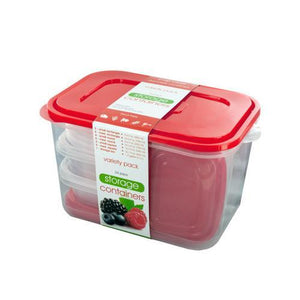 Food Storage Container Variety Set ( Case of 3 )