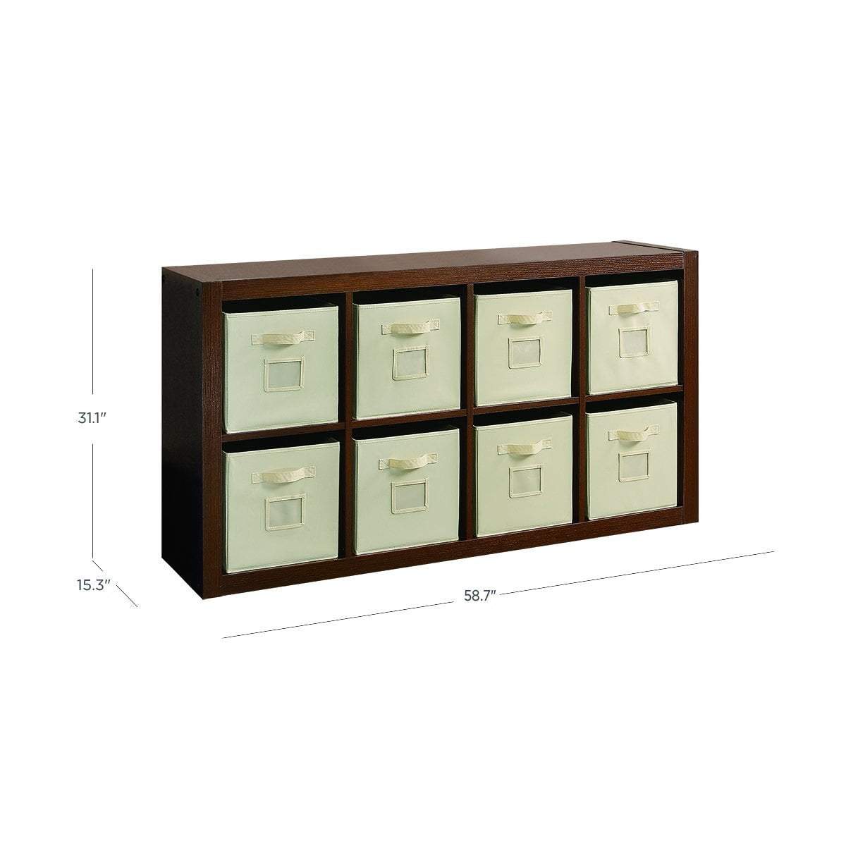 Bayside Furnishings Roast Hazelnut Room Divider Mitact