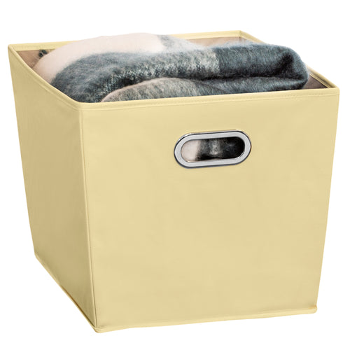 Large Storage Bin with Handles, Yellow