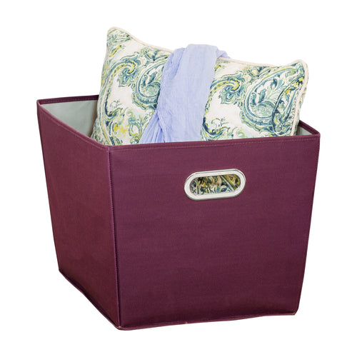Large Storage Bin, Purple