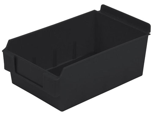 Plastic Slatwall Bins, Shelfbox 200, 8.75x5.5x3.37