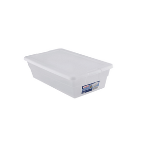 Small Sterilite Storage Containers By Sterilite | Sterilite 6-Quart Storage Bin Shoe Box - Clear and White - 1 Pack