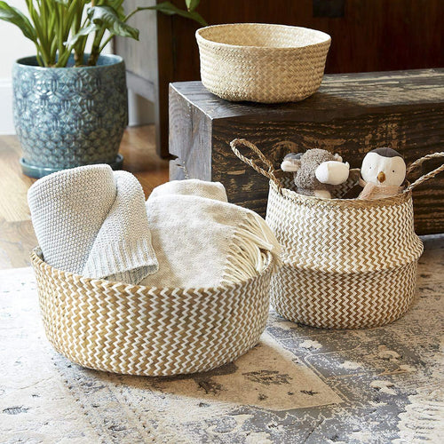 Seagrass Belly Baskets (Small Size 12